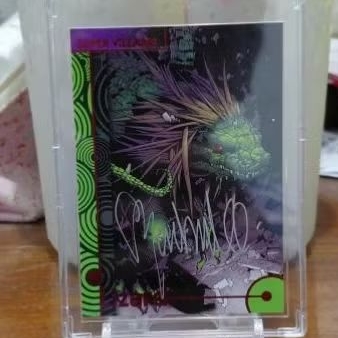 Kartu Marvel 2013 Fleer Retro Marvel Autographs #54 - Lizard / Chris Bachalo AU