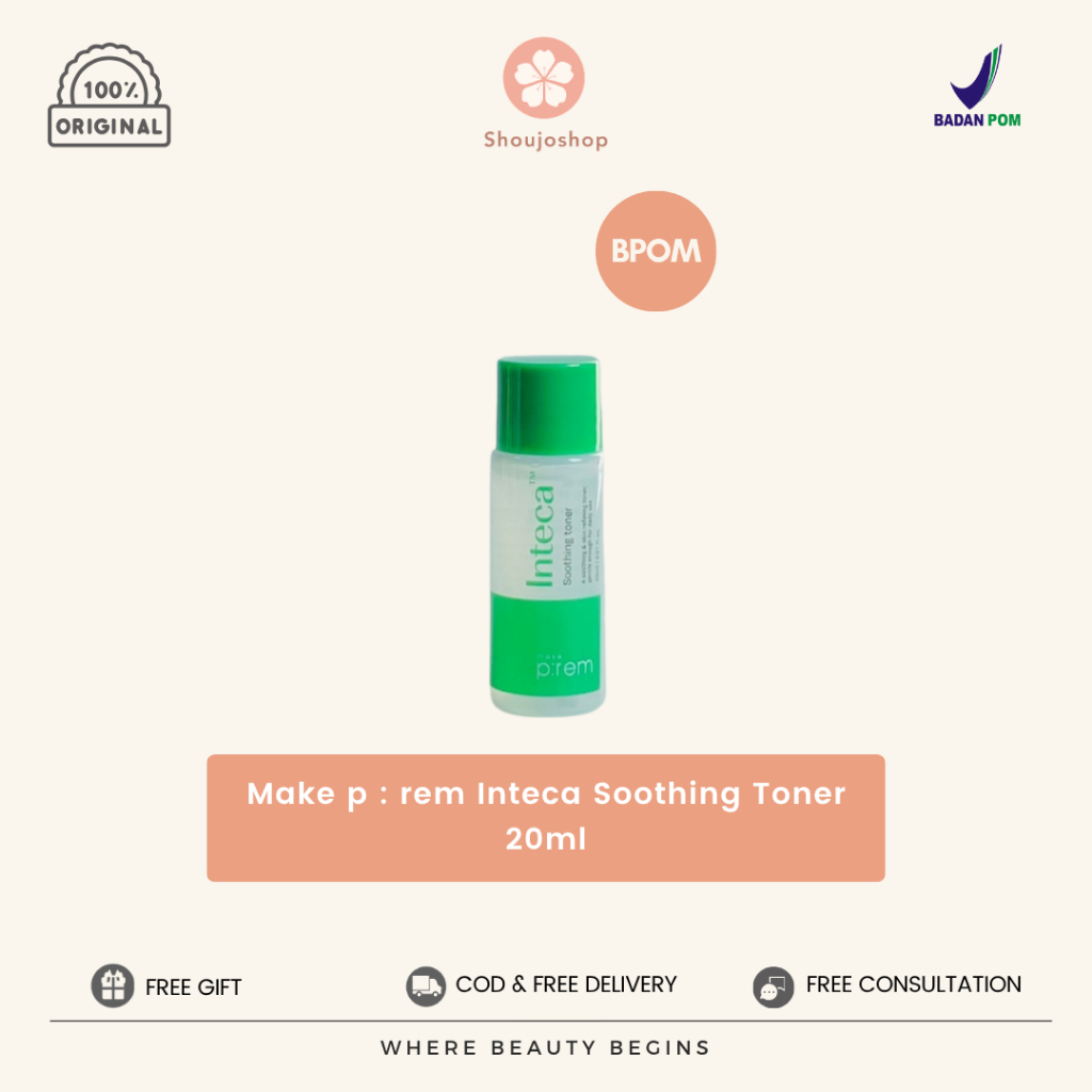 Make P:rem Inteca Soothing Toner 20ml