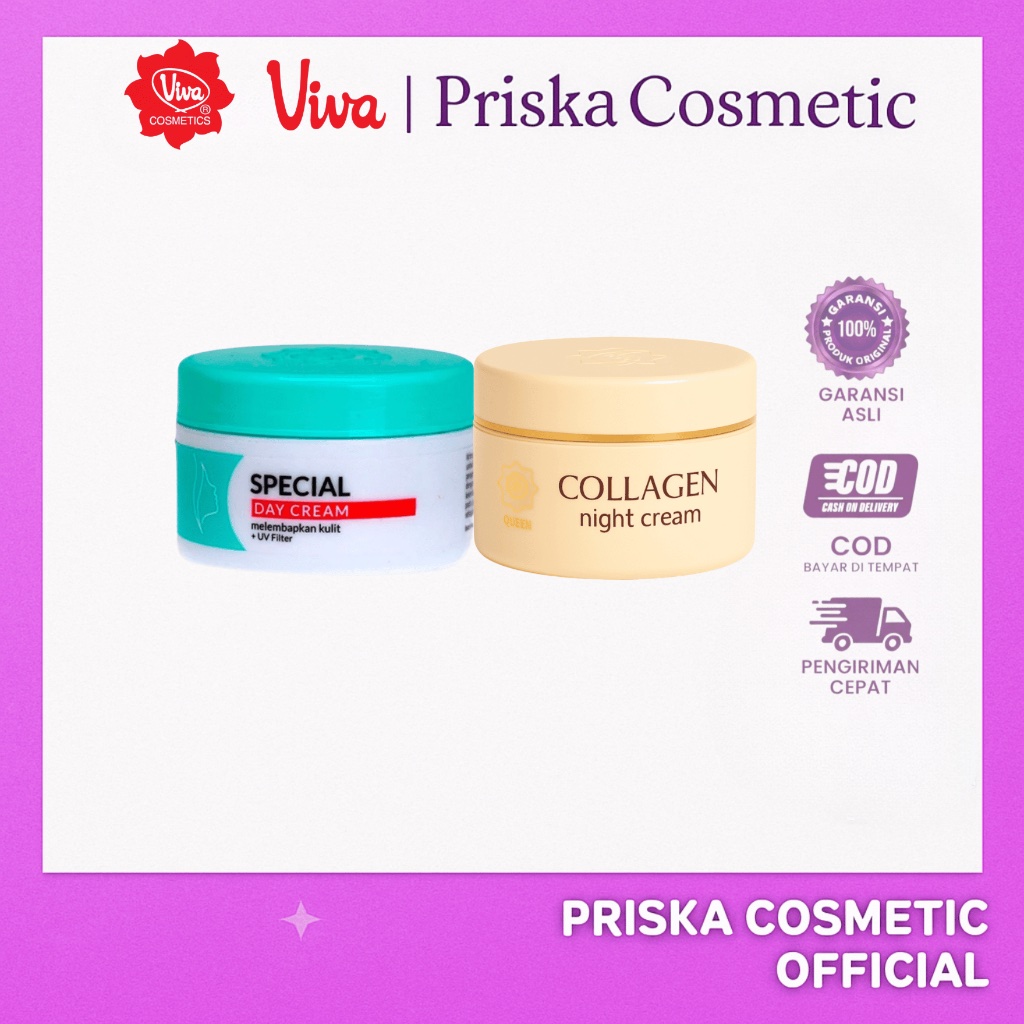 Viva Paket Krim Siang dan Malam 2IN1