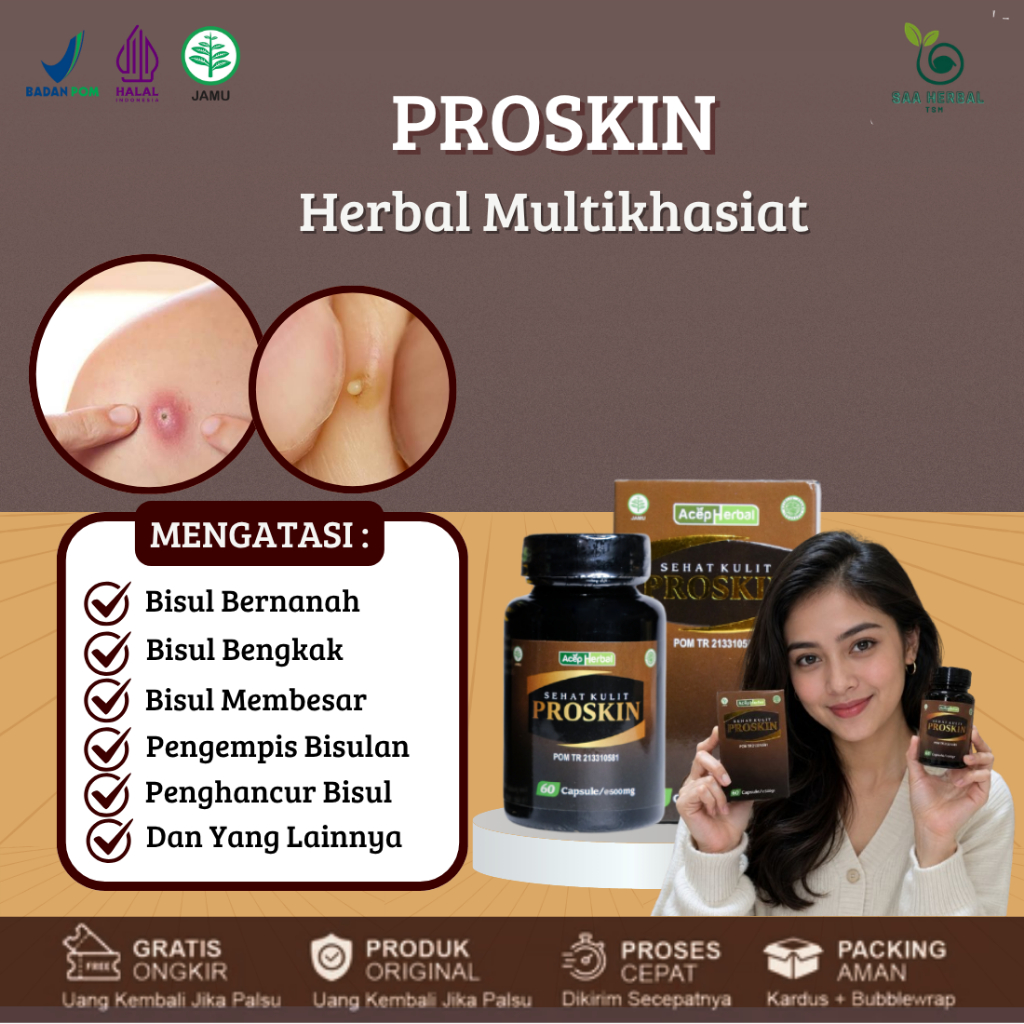 Obat Herbal - Pengempis Bisulan, Bisul Bernanah, Bisul Keluar Air, Bisul Bengkak, Bisul Pecah, Bisul