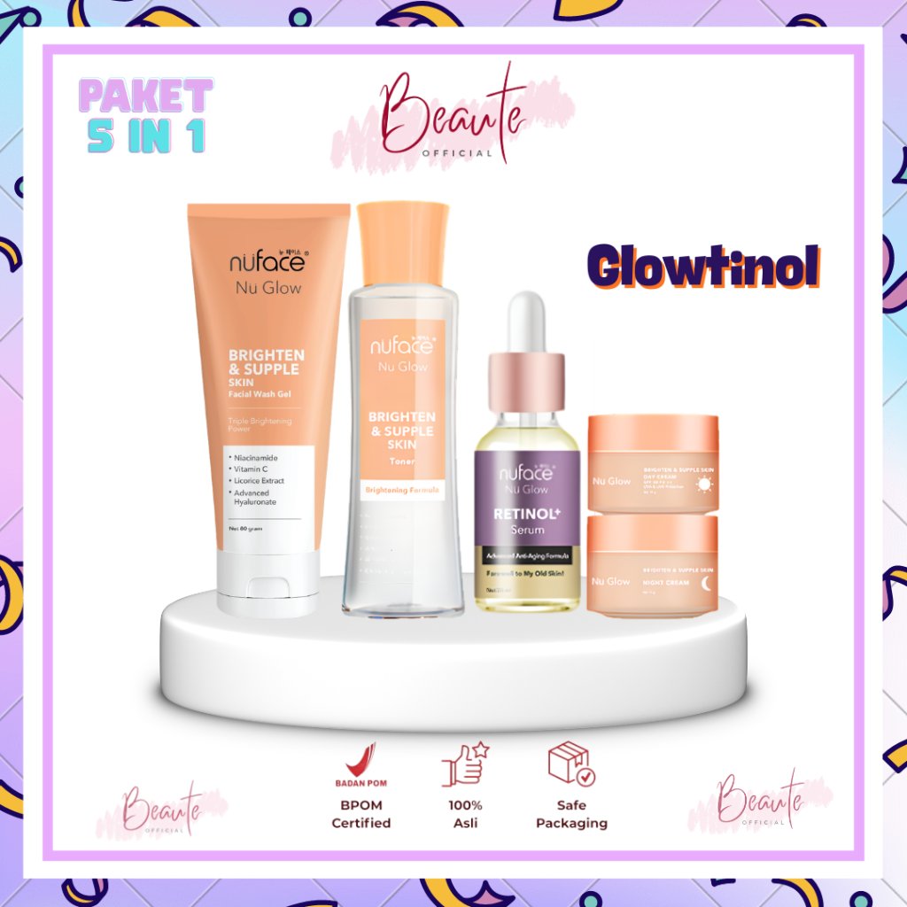 Nuface Nu Glow Paket 5in1 Glowtinol