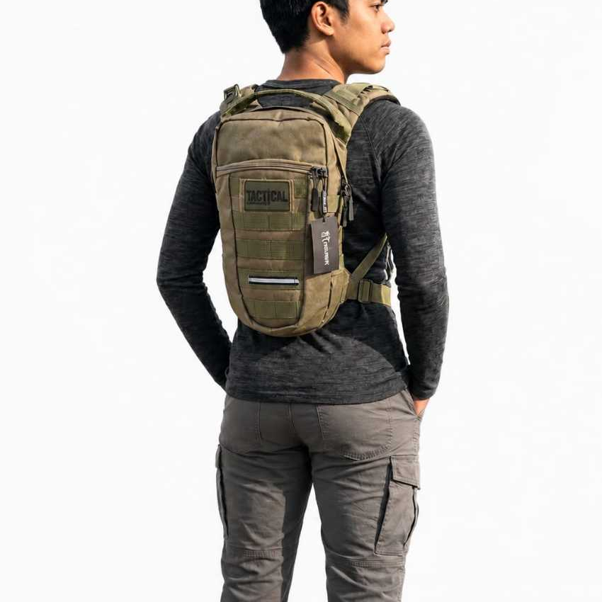 Tas Ransel Sepeda Army Hydropack Tactical free pouch