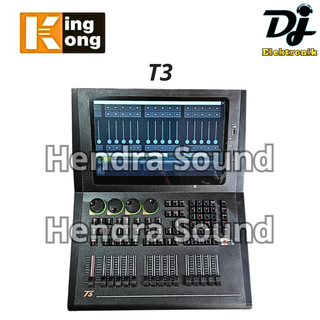 Mixer Lighting KINGKONG T3 / KINGKONGT3 / T 3 + Hardcase - Mixer Lampu