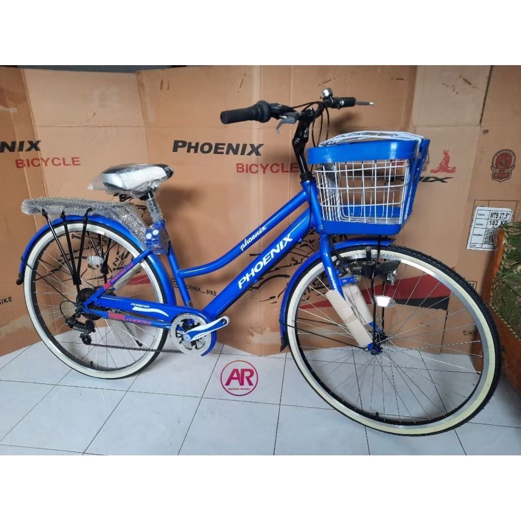 CTB 26 PHOENIX ORIGINAL Sepeda Keranjang Wanita 7 Speed Shimano