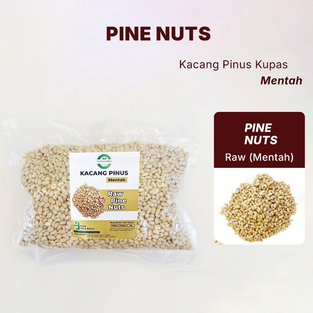 Kacang Pinus Mentah / Raw Pine Nuts
