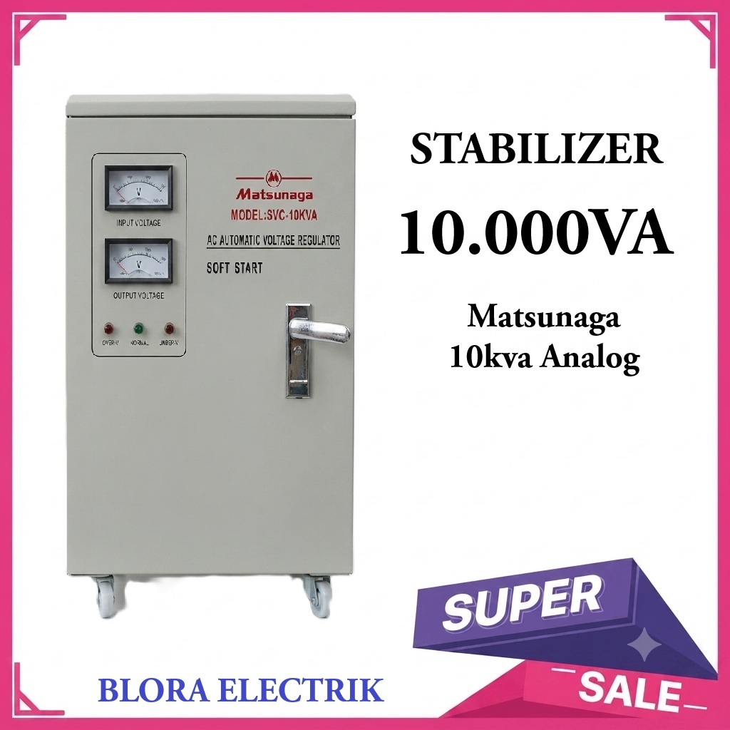 Stabilizer Matsunaga Stavol Stabilizer 10000 Watt 10KVA Penstabil Arus Listrik