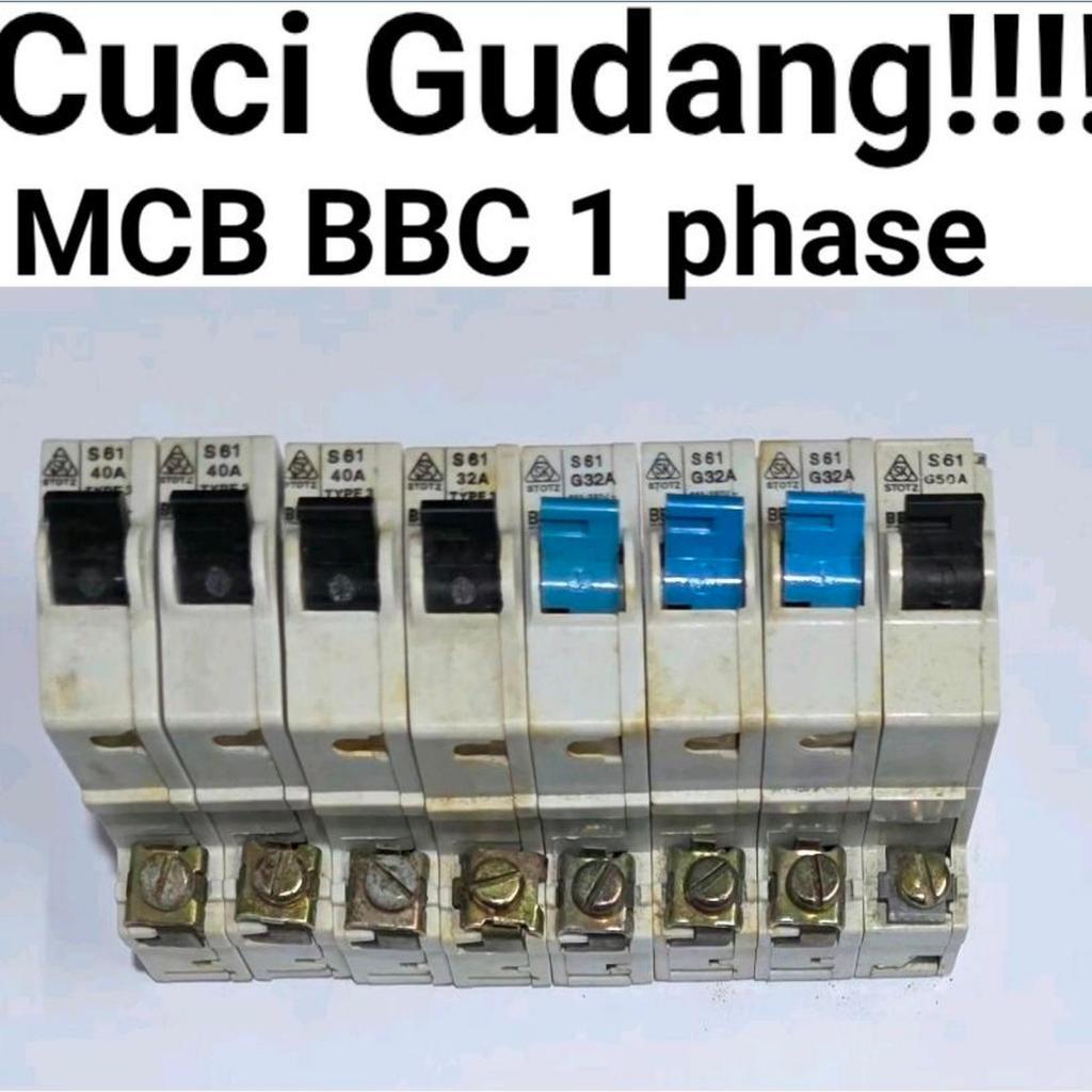 CUCI GUDANG  HABISKAN BARANG  MCB BBC3 PHASE 3P 6A 10A 20A 25A 32A 63A 6 A 10 A 20 A 25 A 32 A 63 A 