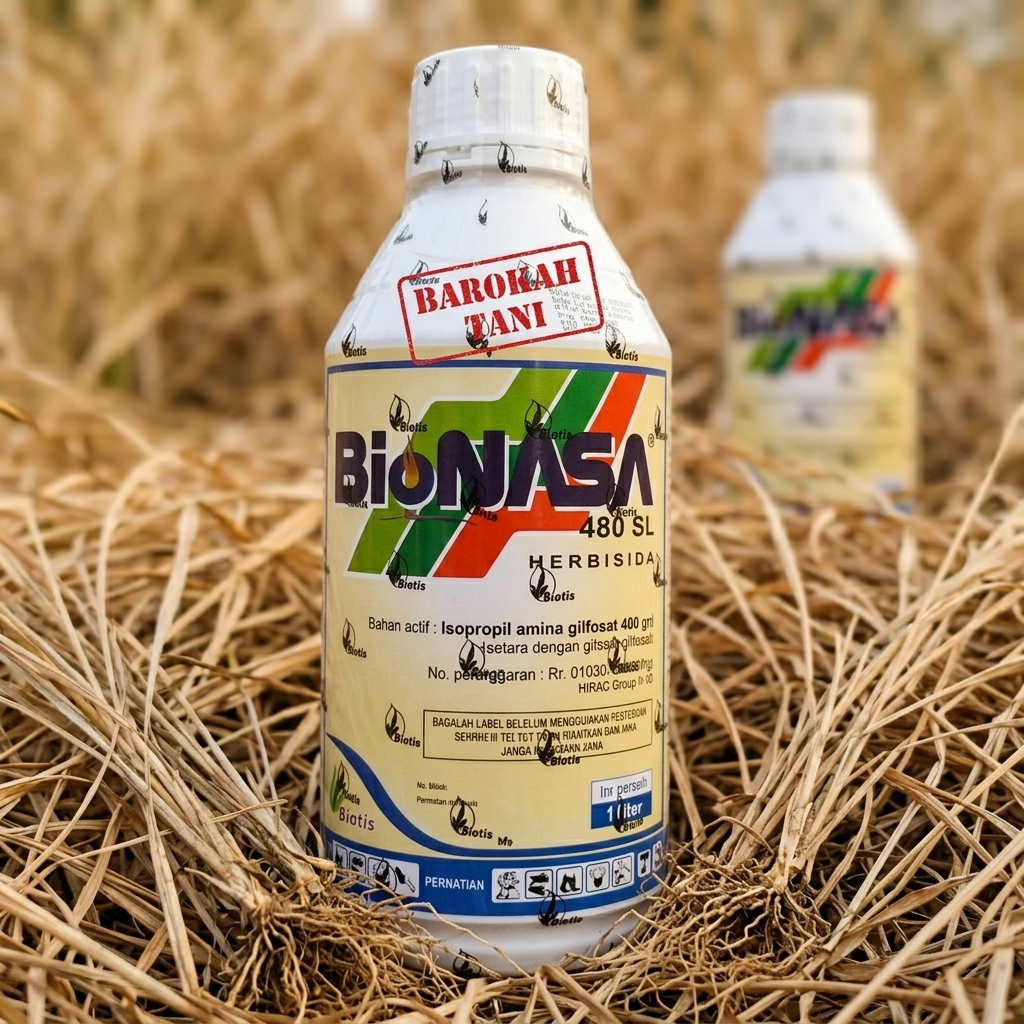 Bionasa 480 SL 1 Liter - Herbisida Sistemik Pembasmi Rumput Liar & Alang-Alang Sampai Akar,Herbisida