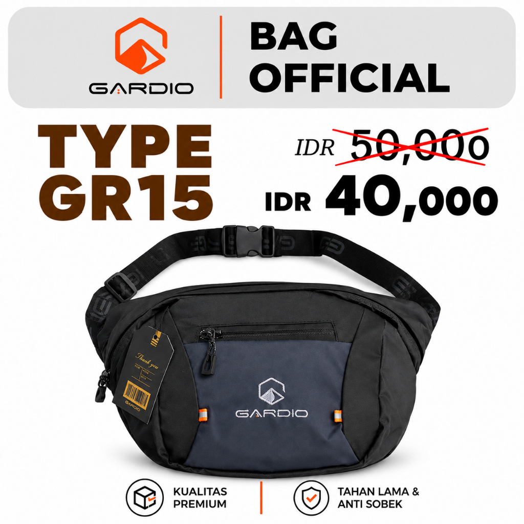 Gardio GR15 Tas selempang jumbo Gardio