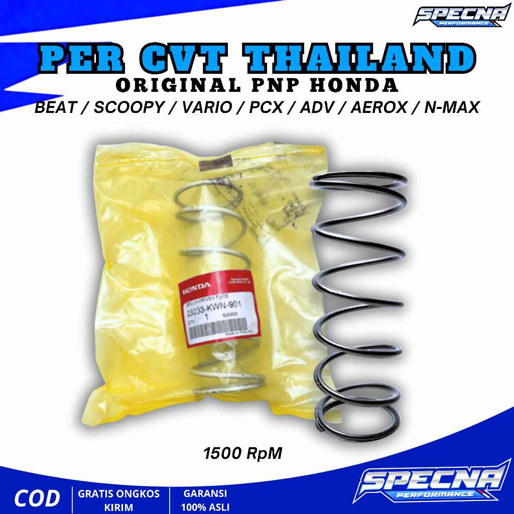 Per Cvt Honda Pcx Original Thailand KWN-901 PNP Beat Scoopy Vario PCX ADV Aerox N-Max 1500 RpM