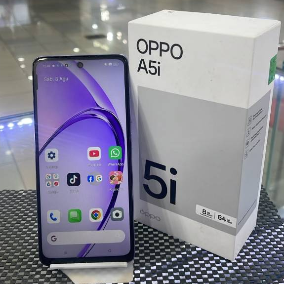 OPPO A5i 4/64GB SECOND SEKEN BEKAS RAM 4 INTERNAL 64
