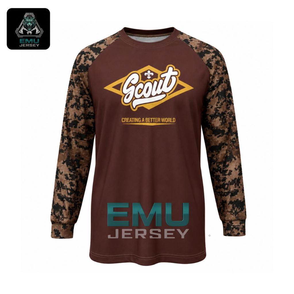 Kaos Pramuka Scout Loreng Pramuka Kaos Reglan Pramuka