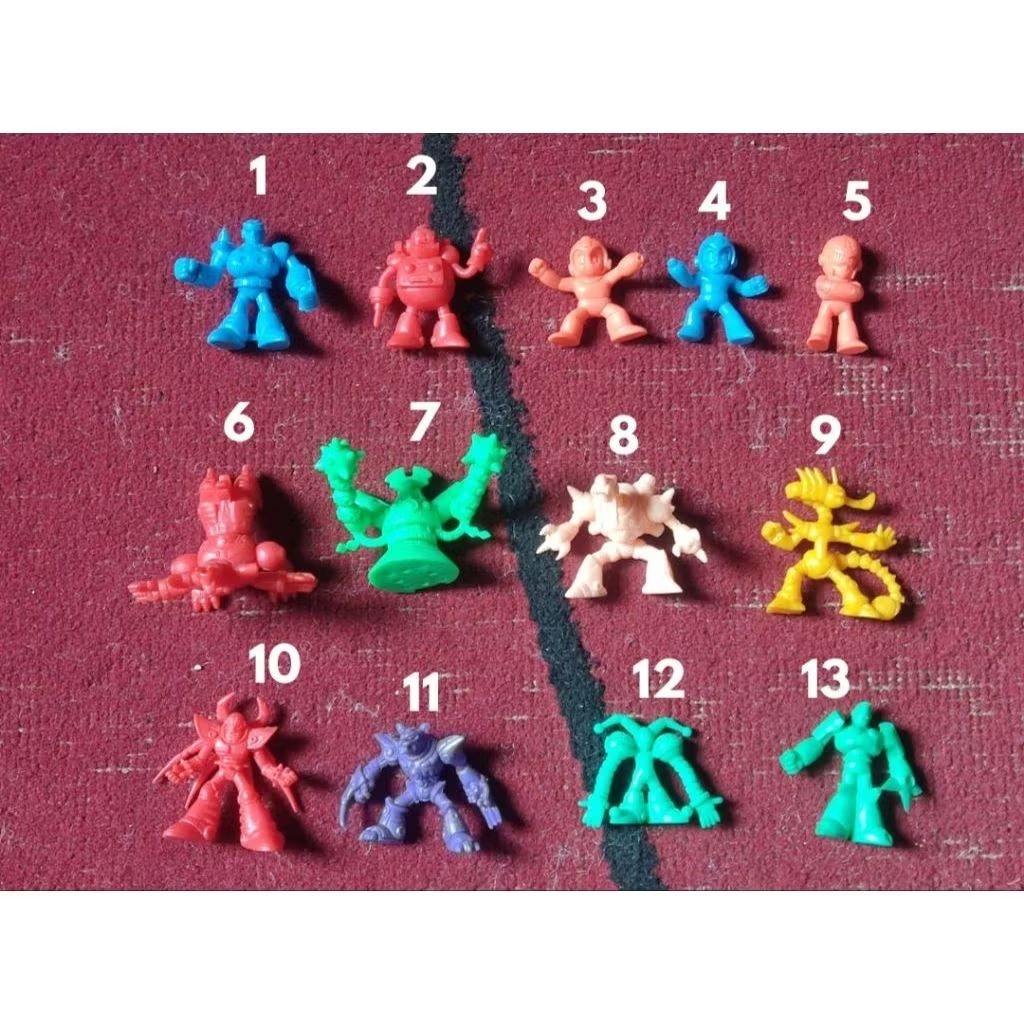 figure karet jadul megaman rockman keshigomu jepang