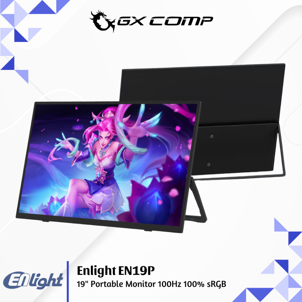 Enlight EN19P 19" Portable Monitor 19 Inch Full HD 100Hz 100% sRGB Garansi Resmi
