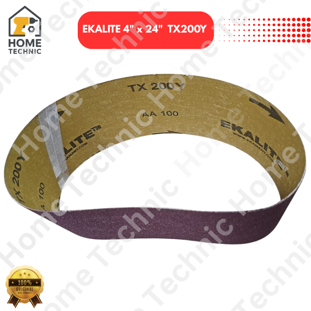 Ekalite Amplas Belt TX 200Y / EKALITE Amplas Belt Sander / Ekalite Amplas Grit 60, 80, 100, 180
