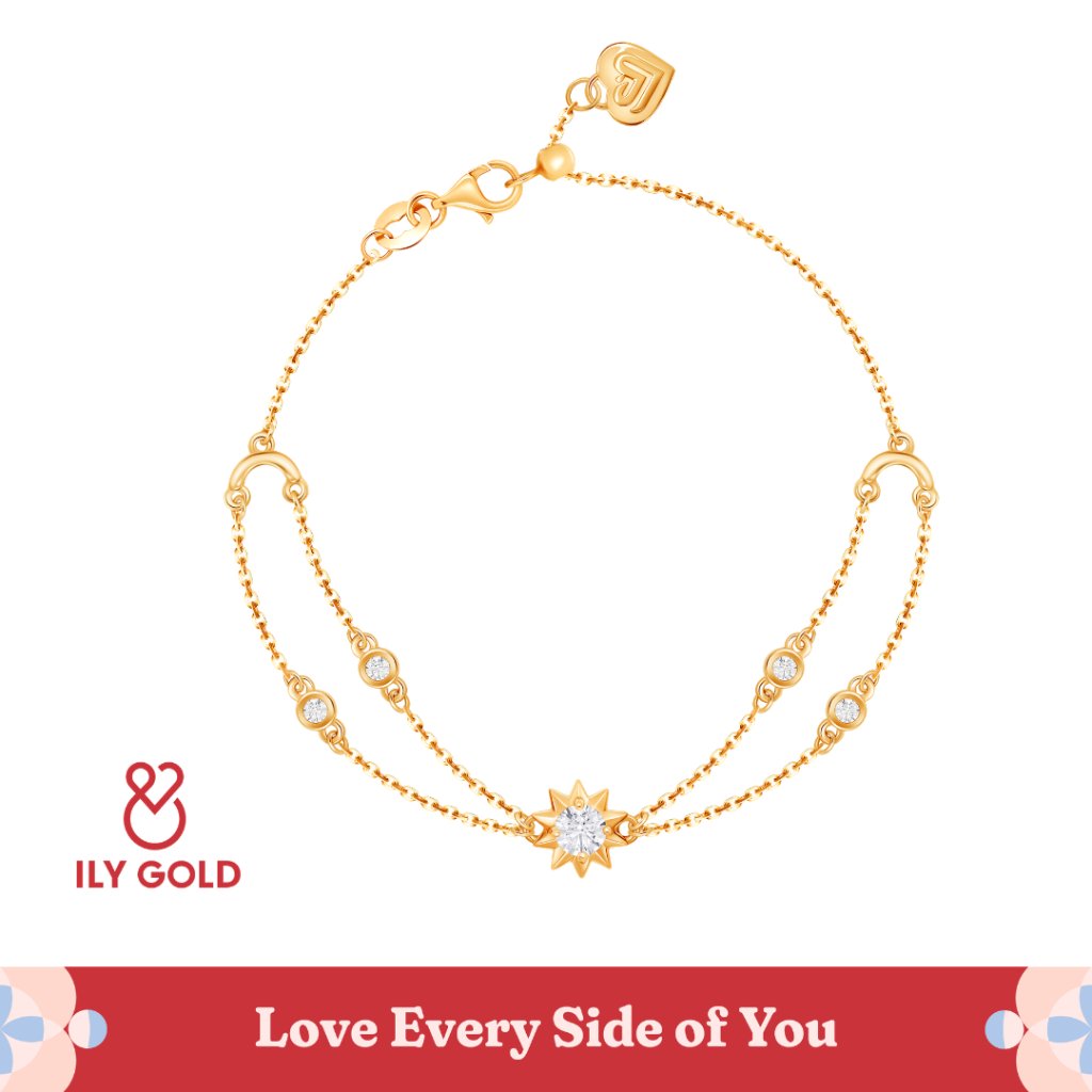 ILY GOLD Bromo Ethereal Sun - Bracelet / Gelang Tangan