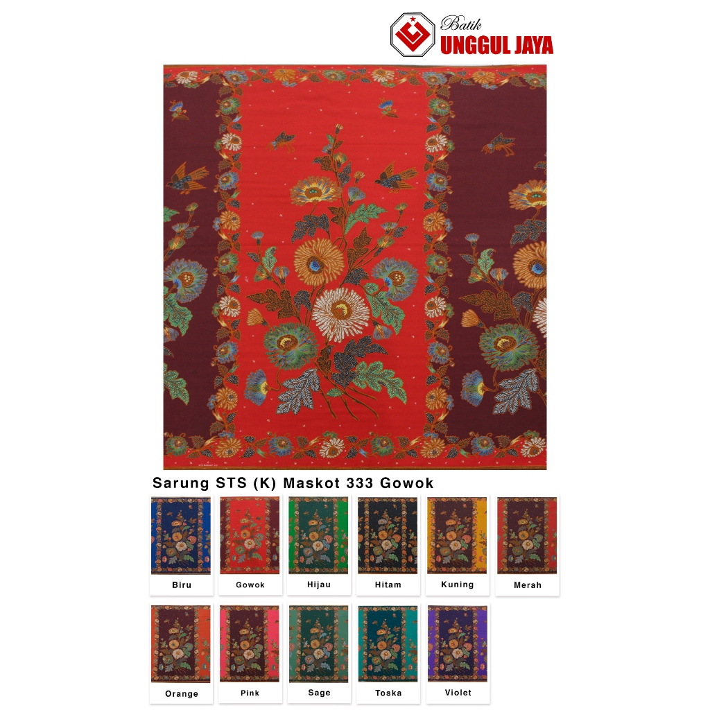 Sarung Batik Wanita Unggul Jaya - Putri Jelita - STS (k) Maskot 221,333