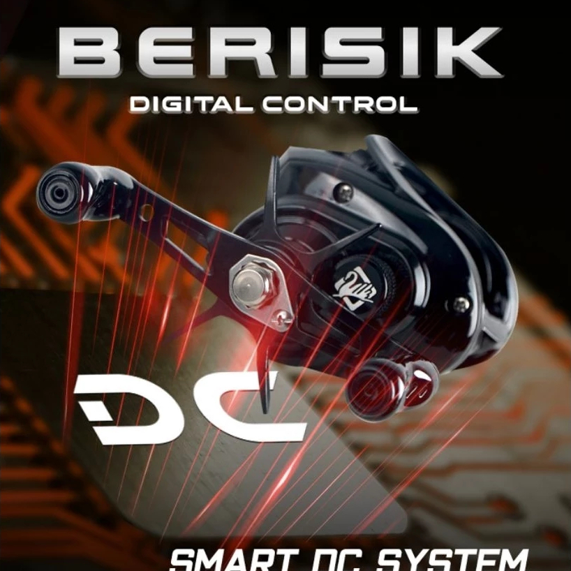 Reel Pancing Baitcasting Swan Berisik DC Digital Control
