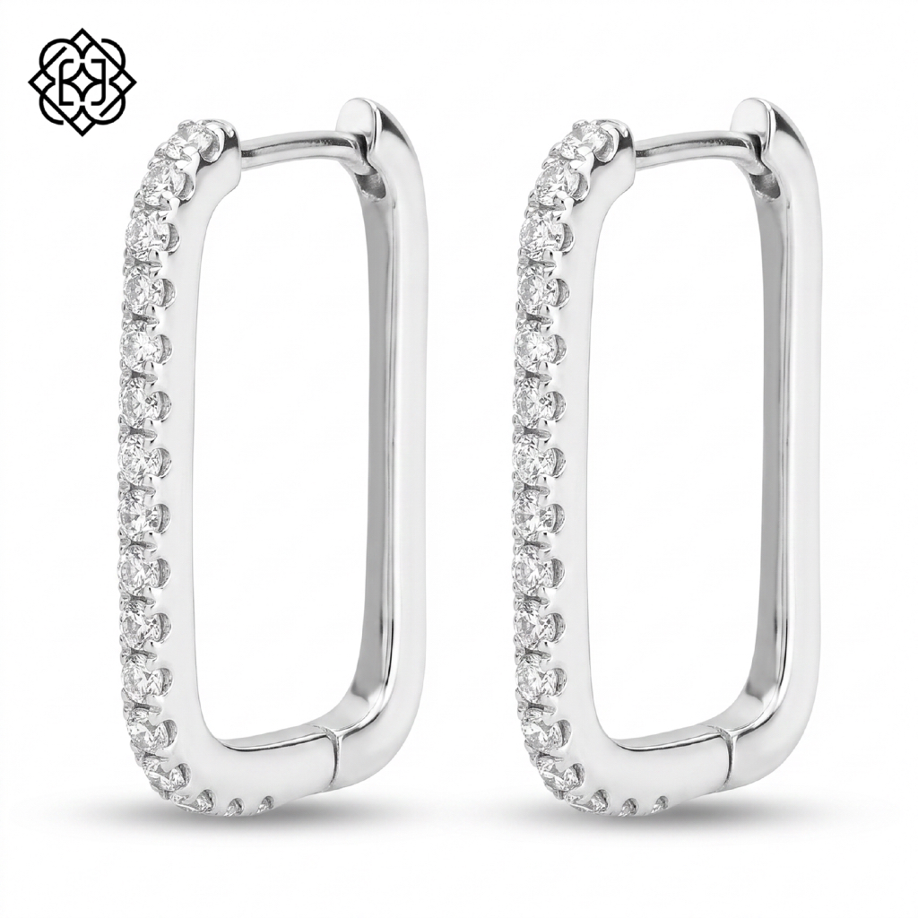 Luxoela Anting Una Moissanite