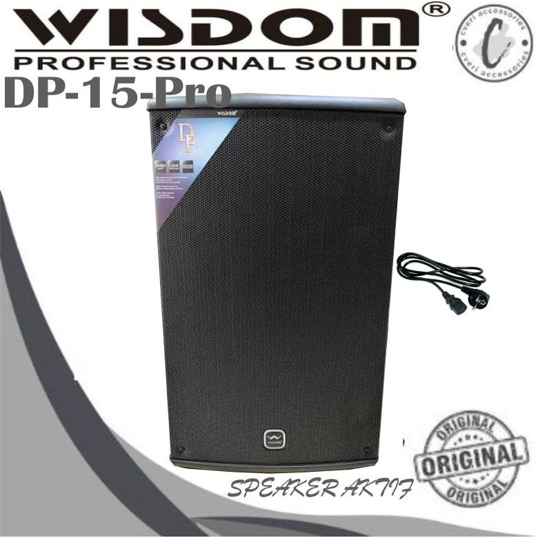 Wisdom DP15 PRO Speaker Aktif 15" Original Wisdom DP-15 PRO Aktif Speaker