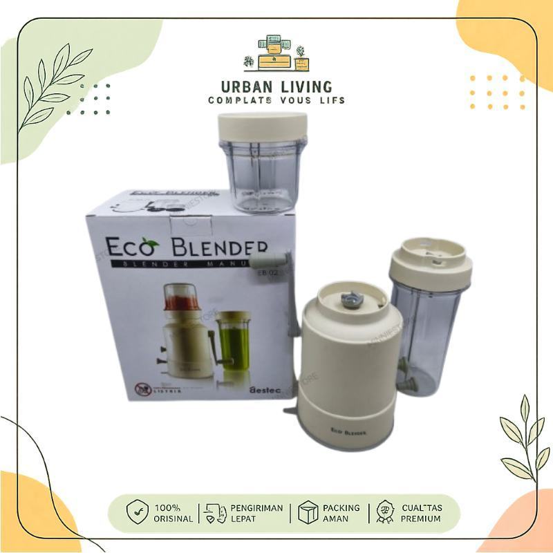 Destec Blender Manual Putar Tangan BMJ 205 1 & 2 Gelas