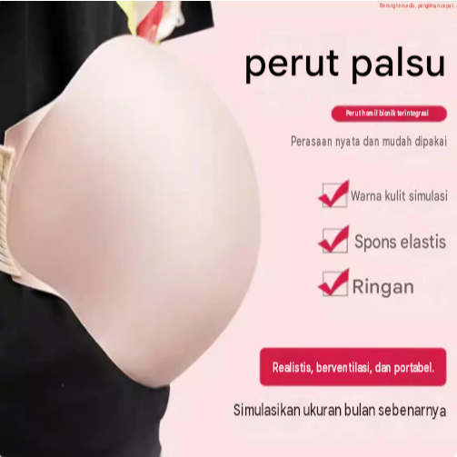 AL READY STOCK Perut Hamil Palsu, Alat Peraga Kehamilan Realistis, Alat Peraga Pertunjukan