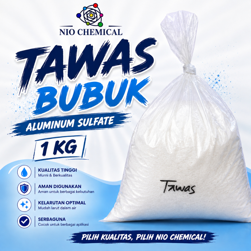 Tawas Bubuk Powder / Alumunium Sulfate / Aluminium Sulfate 1KG