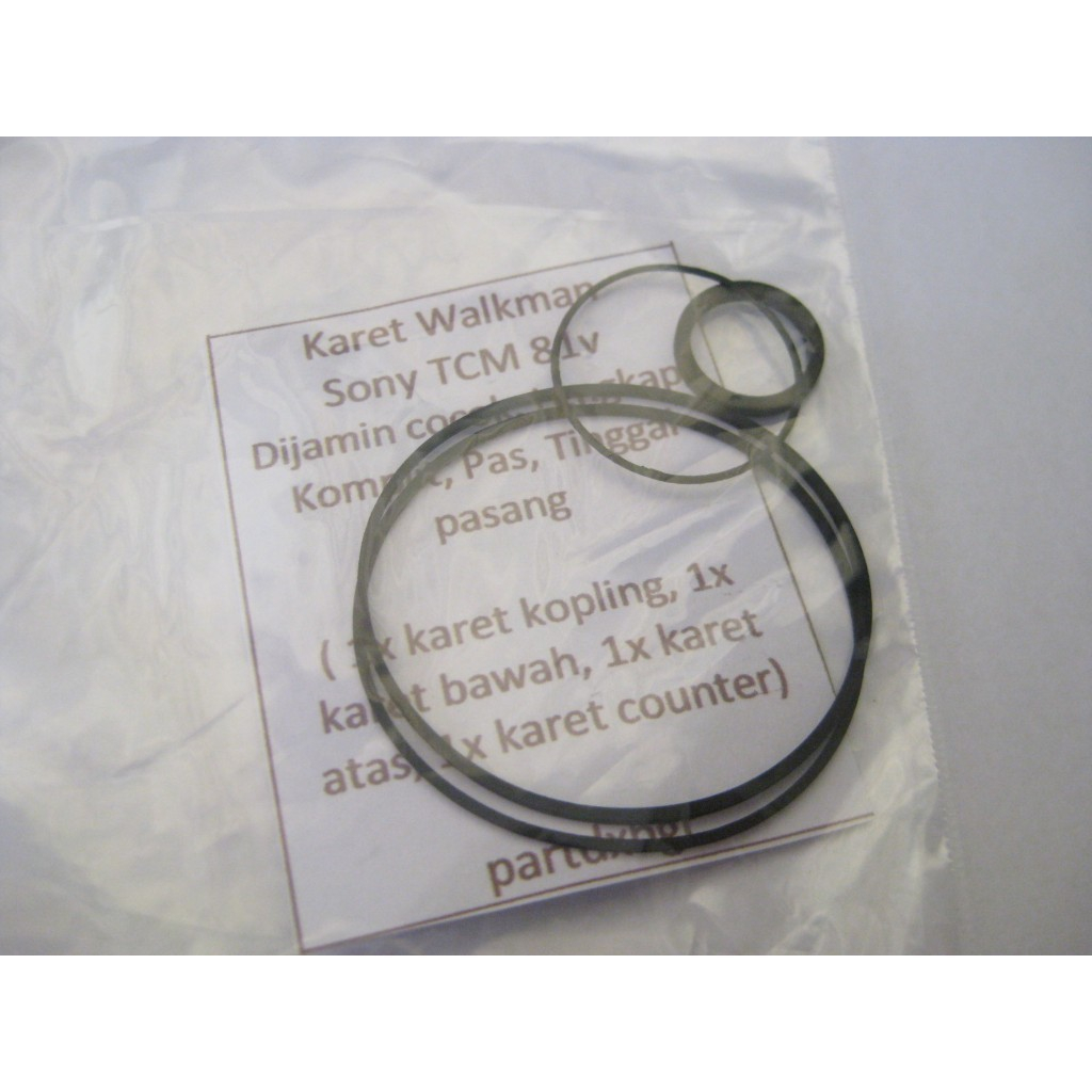 Karet Walkman Sony lengkap siap pakai