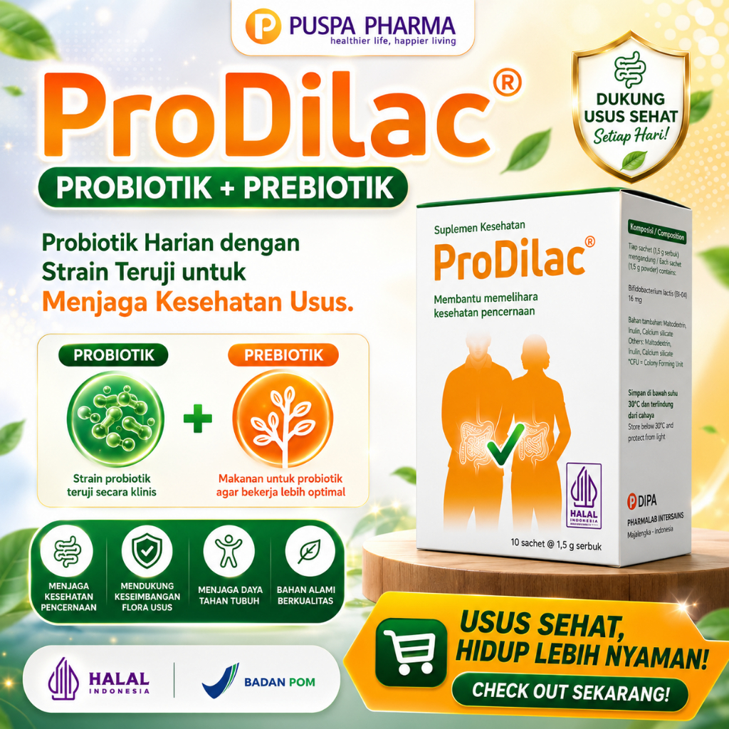 PRODILAC (PROBIOTIK + PREBIOTIK)