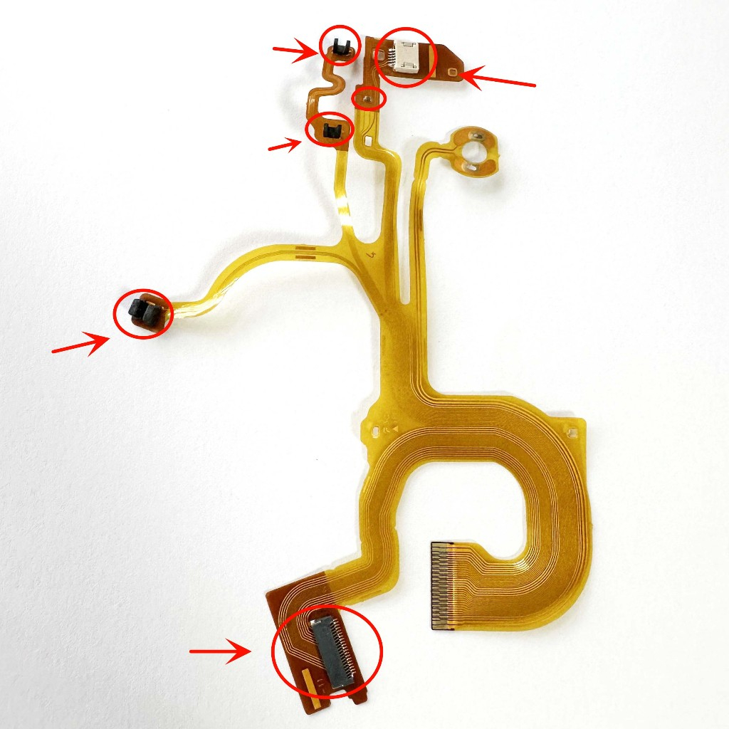 NEW Lens Back Main Flex Cable For SONY Cyber-Shot DSC-HX50 HX50V HX60 HX60V Digital Camera Repair