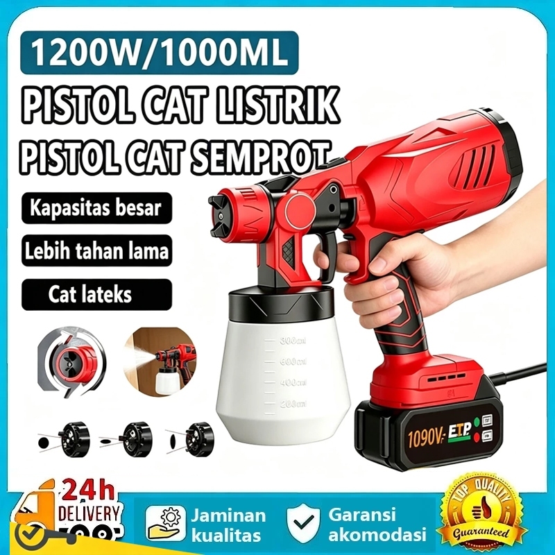750Watt Spraygun Cat Semprot Listrik Pistol semprot listrik Paint semprot Cat Alat Semprot Cat sempr