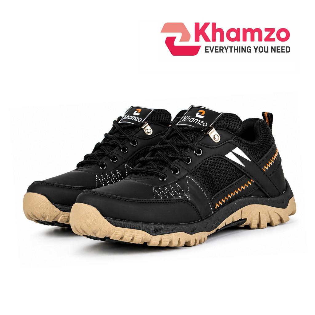 Sepatu Pria Outdoor Khamzo D04 Adventure Cowok Original Ati slip
