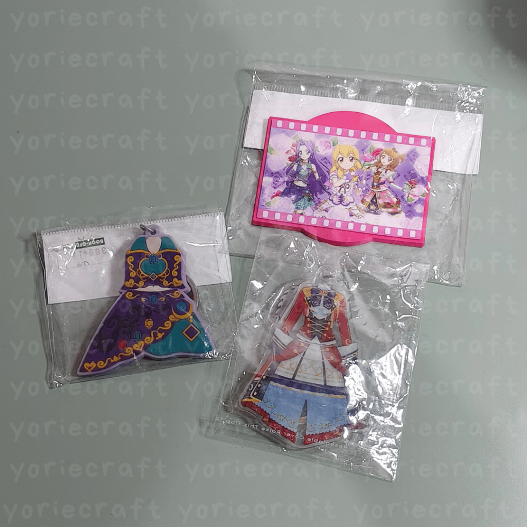 Aikatsu Trinkets Gotchi Gachapon / Aikatsu Keychain / Aikatsu Merchandise (Baca Deskripsi)