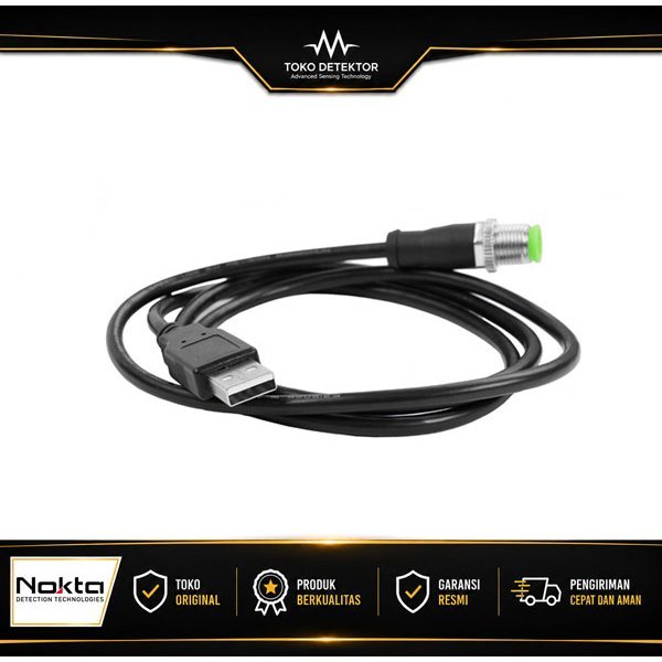 Nokta Kabel Charger Resmi - Kabel Charger Nokta - Charger Cable Nokta Makro Metal Detektor Nokta Sim