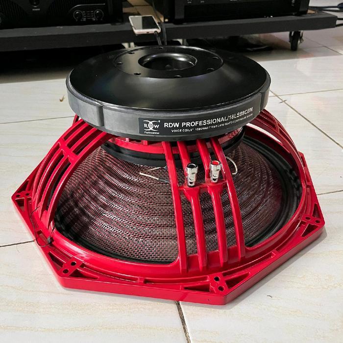 Speaker Komponen RDW 18LS88CBM 18LS88 CBM CARBON Original 18in 18 in Maxx 3600 Watt 18 LS88CBM 18 LS