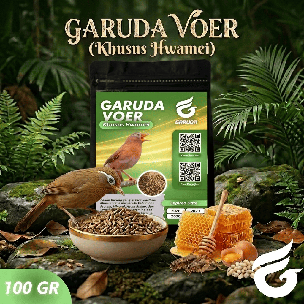 VOER BURUNG WAMBIE | VOER HARIAN | VOER NUTRISI KOMPLIT | GARUDA VOER HARIAN KHUSUS WAMBIE | GARUDA 