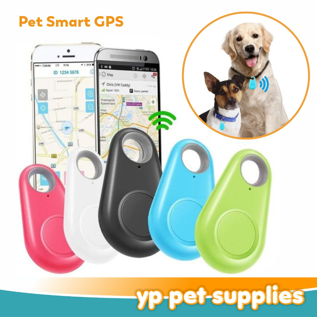 Smart Mini GPS Anjing Kucing GPS Tracker Bluetooth Tracer Wireless for Pet Dog Cat
