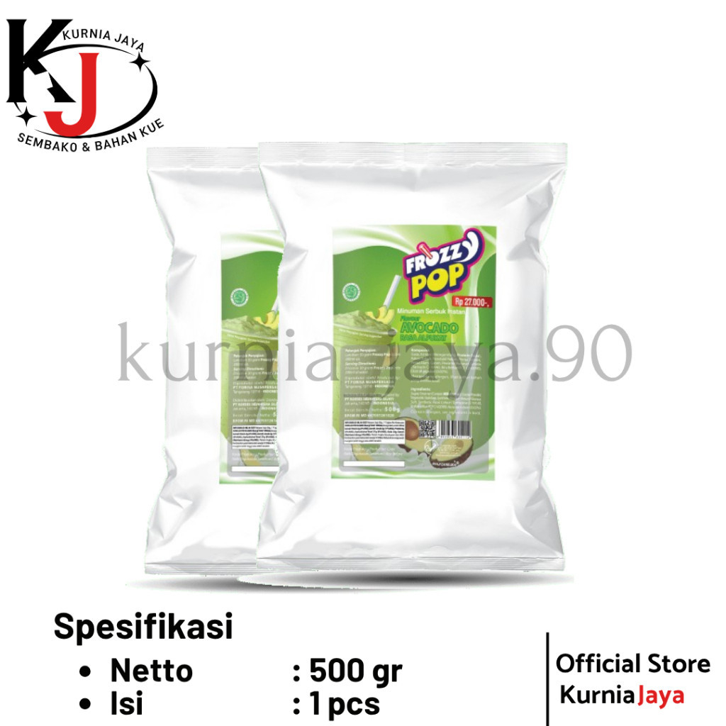 [ FROZZY POP ] Powder Minuman 500gr