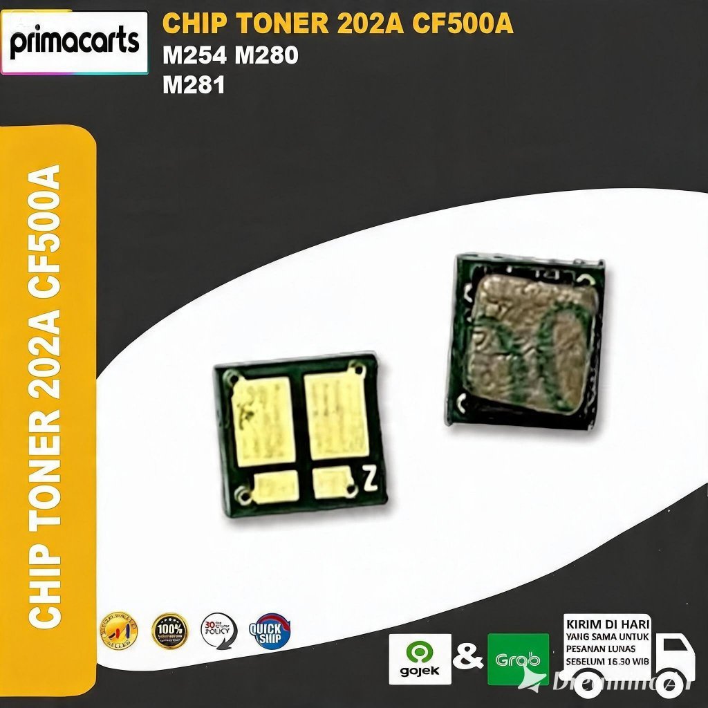 Chip Toner CF500A 202A - HP CLJ M254 M280 M281 Color