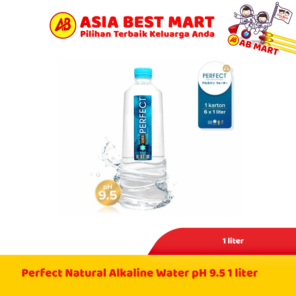 Perfect Natural Alkaline Water pH 9.5 1 liter