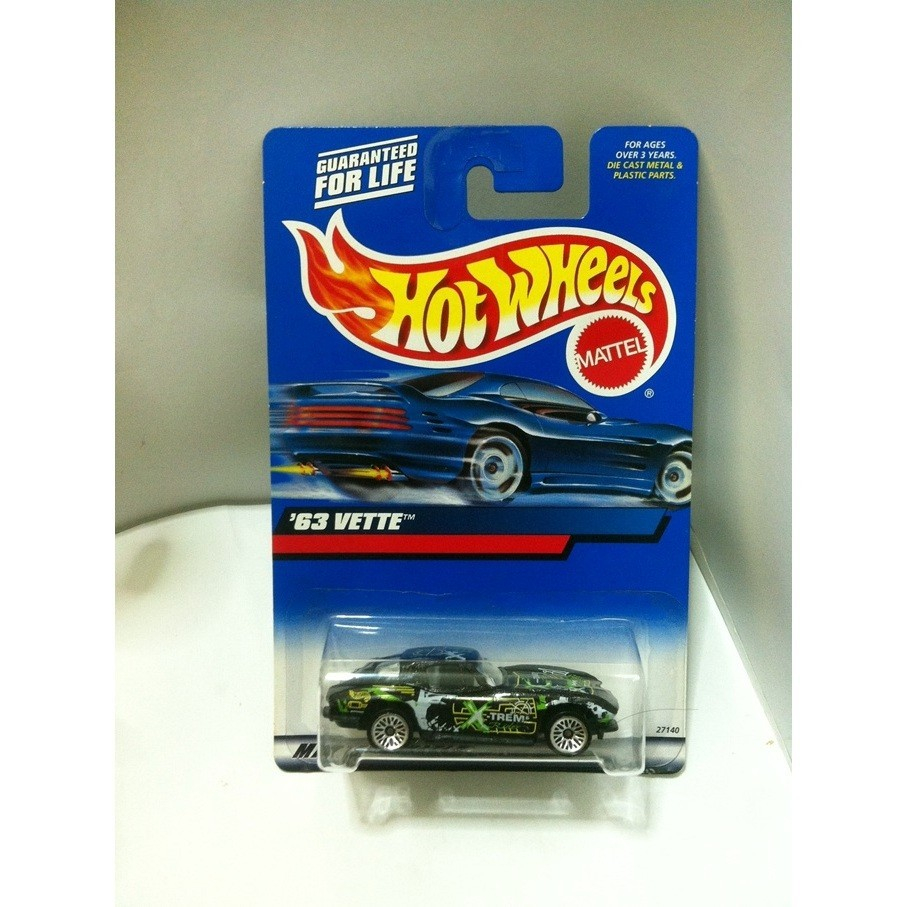 Hot Wheels. 2000 Mainline - 174. '63 Vette Corvette Split Window. LW by MATTEL