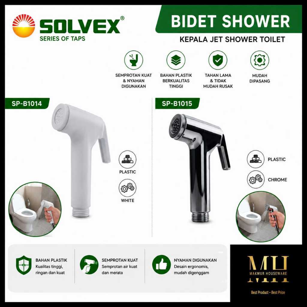 KEPALA JET SHOWER MERK SOLVEX / HEAD KEPALA SHOWER CEBOK / KEPALA SHOWER CEBOK