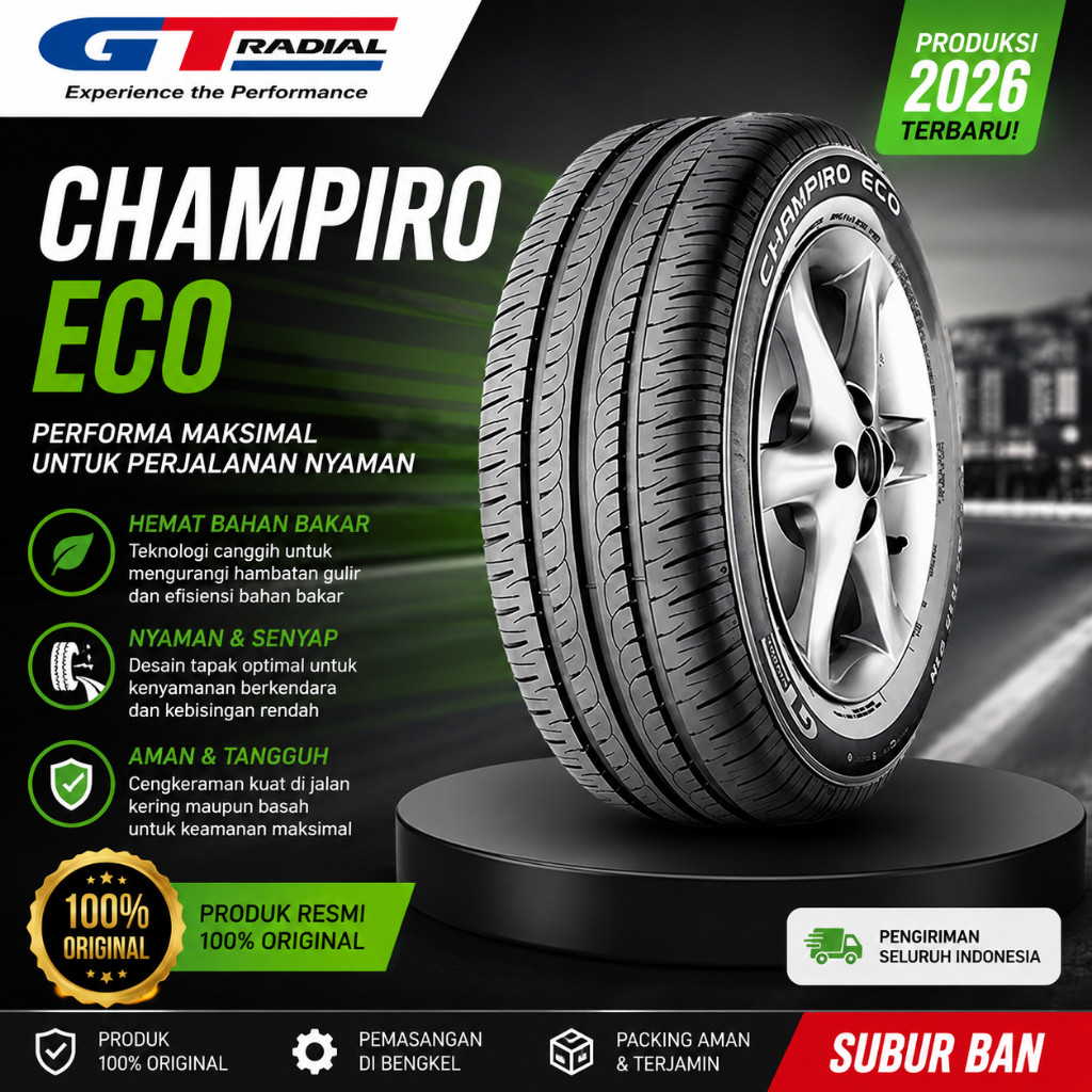 Ban GT Radial 155/80 R13 Champiro ECO Ban Mobil Ayla Sigra