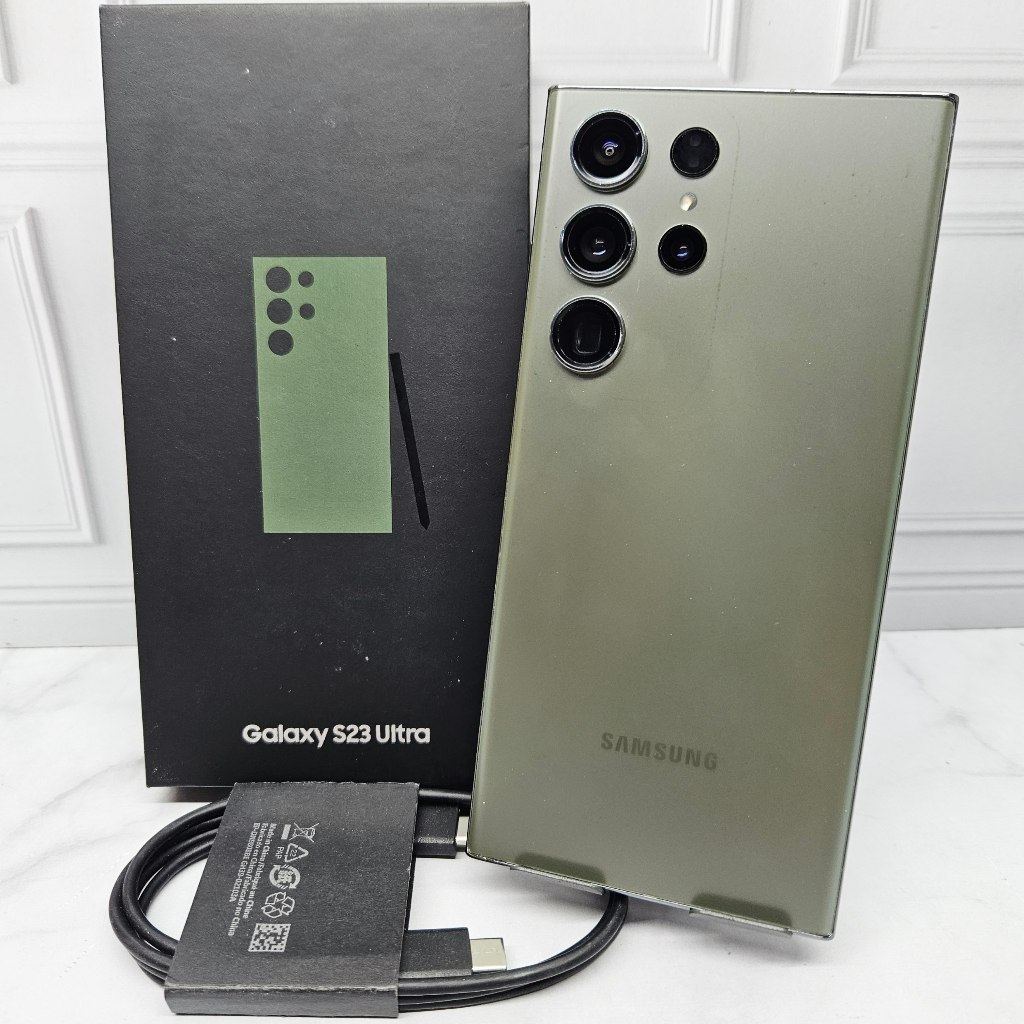 Samsung Galaxy S23 Ultra 12/512GB Green Fullset Second SEIN Resmi No Minus
