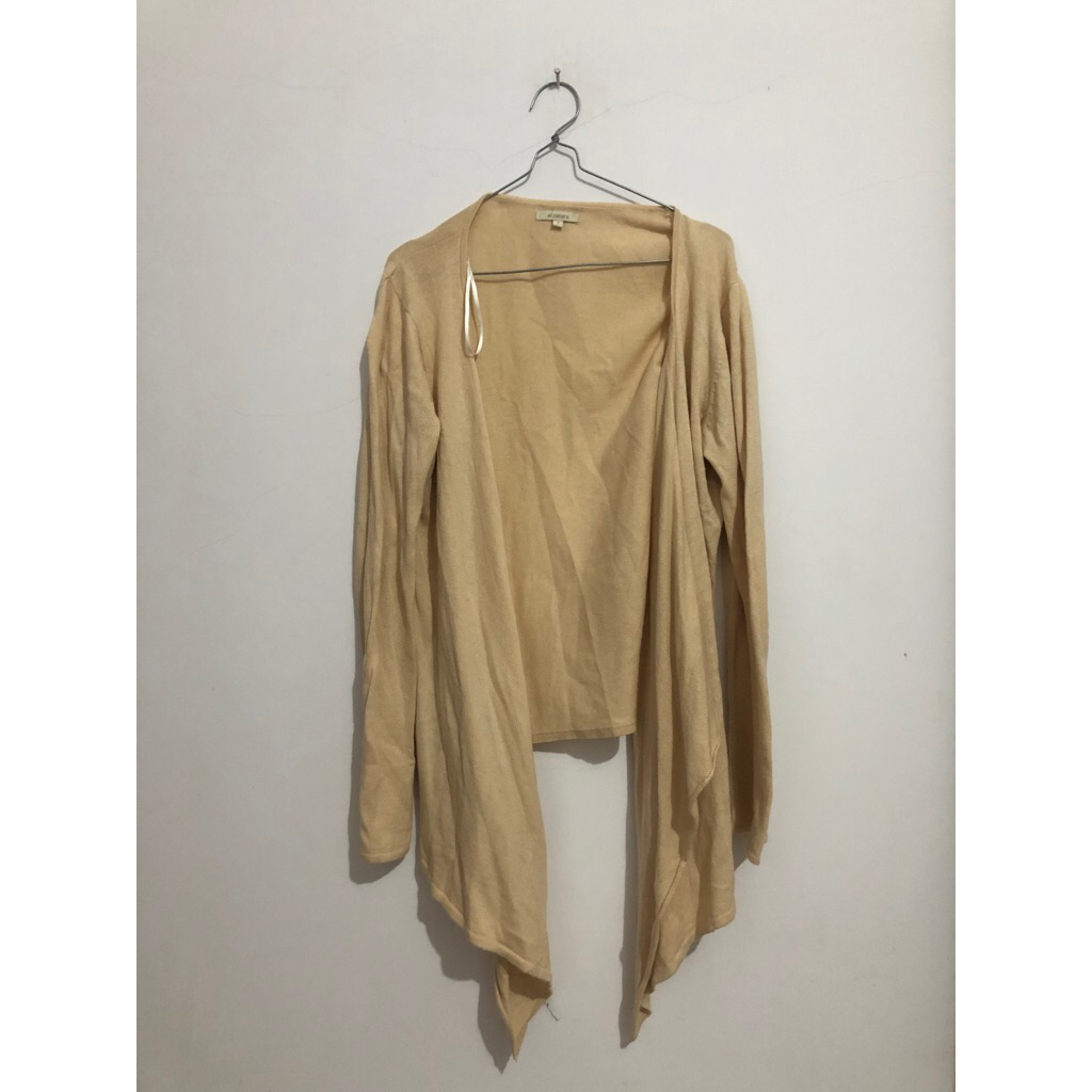 (preloved) et cetera - beige cardigan