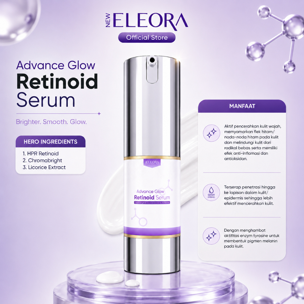 Retinoid Serum Anti Aging NEW ELEORA Advance Glow Retinoid Serum