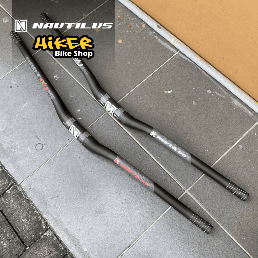 Handlebar Nautilus Fly Carbon diameter 35 rise 20 mm panjang 80 cm