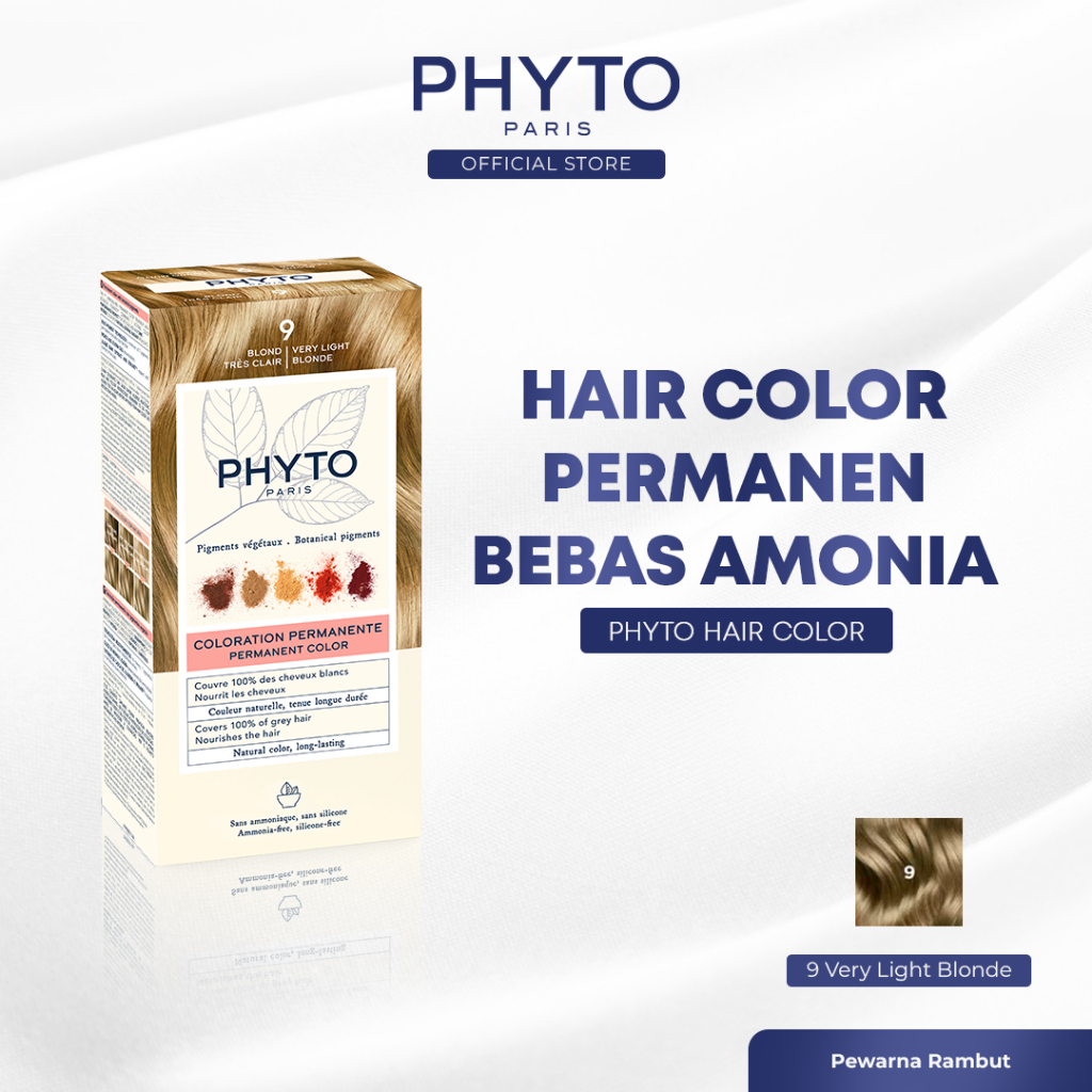 PHYTO PARIS Phyto Permanent Color Kit 9 Blond / Blonde (Pirang)