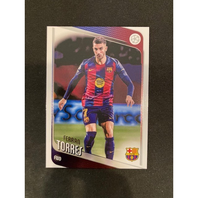 Kartu Koleksi Sepak Bola Soccer Topps Barcelona Ferran Torres 138