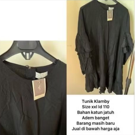 Preloved wearing klamby tunik